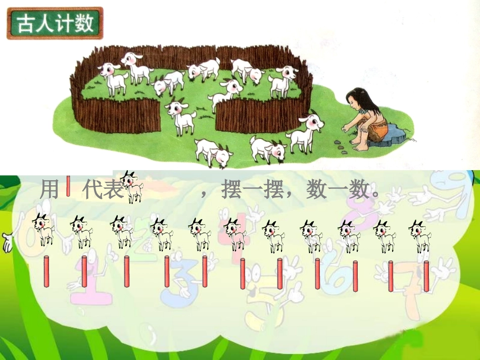 新北师大版小学一年级数学上古人计数课件精品课_第3页