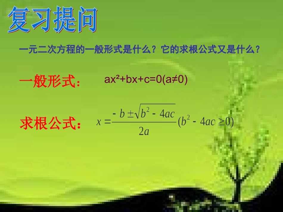 一元二次方程根与系数的关系_第3页