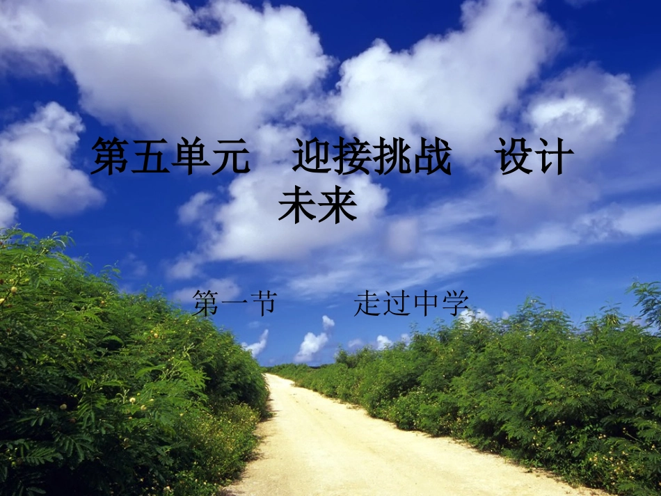 第五单元迎接挑战设计未来_第2页