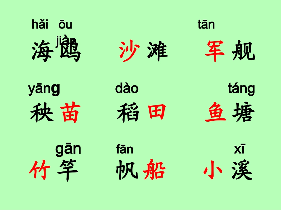 人教版_一年级下_语文课件《识字六》上课用_第2页