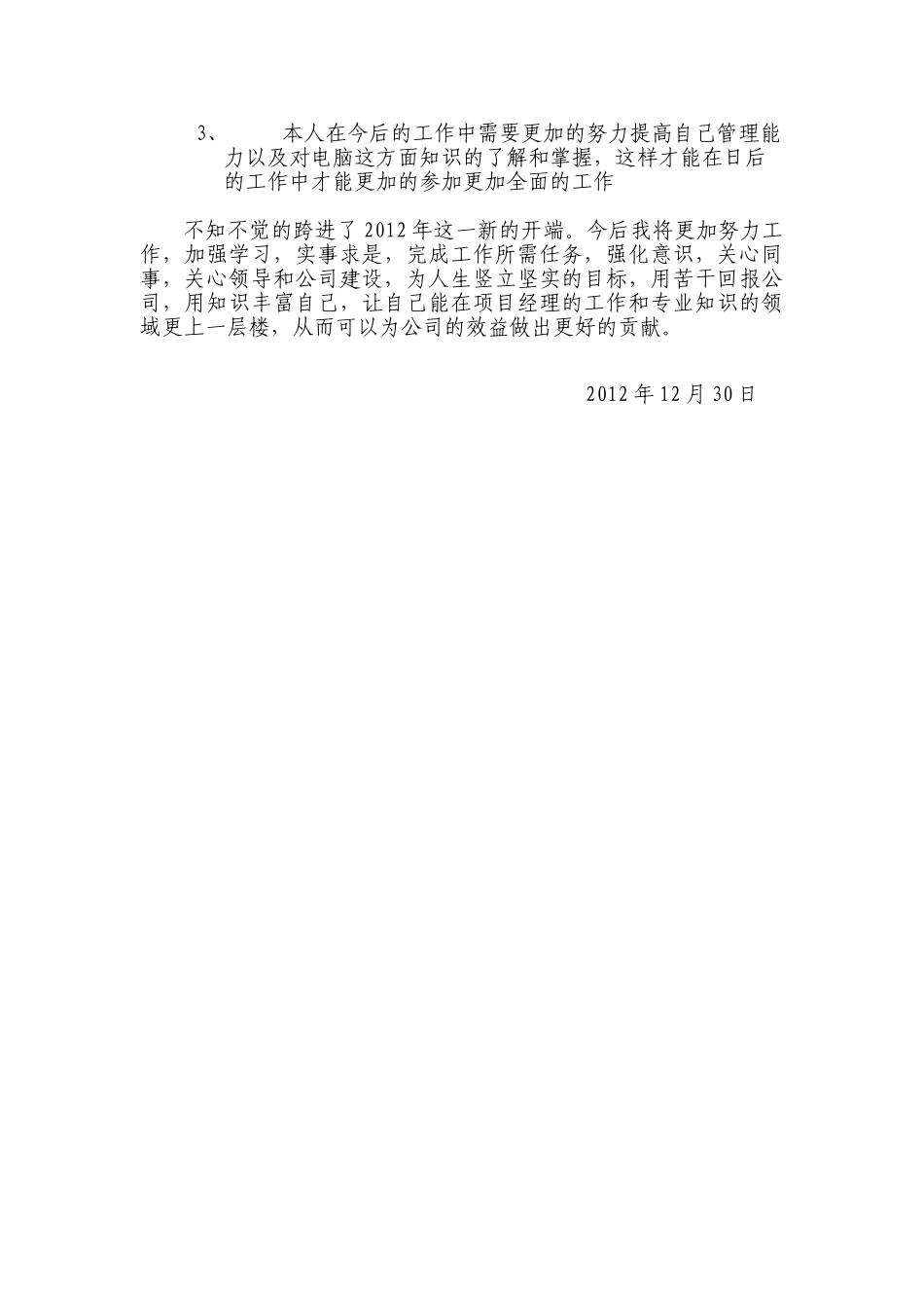 项目经理个人年终工作总结报告_第2页