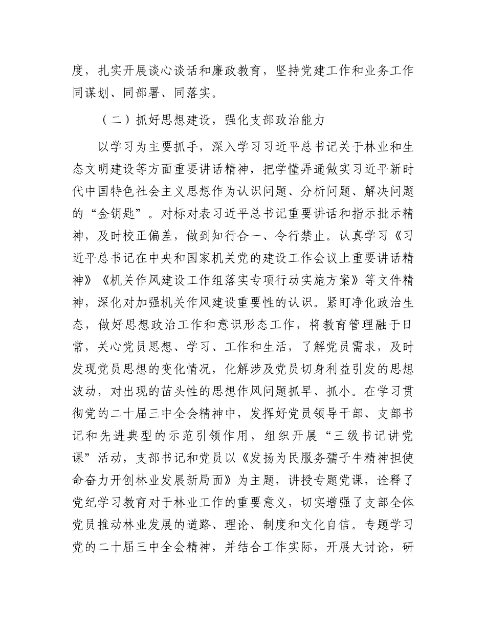 2024年党支部书记抓基层党建工作述职报告_第2页