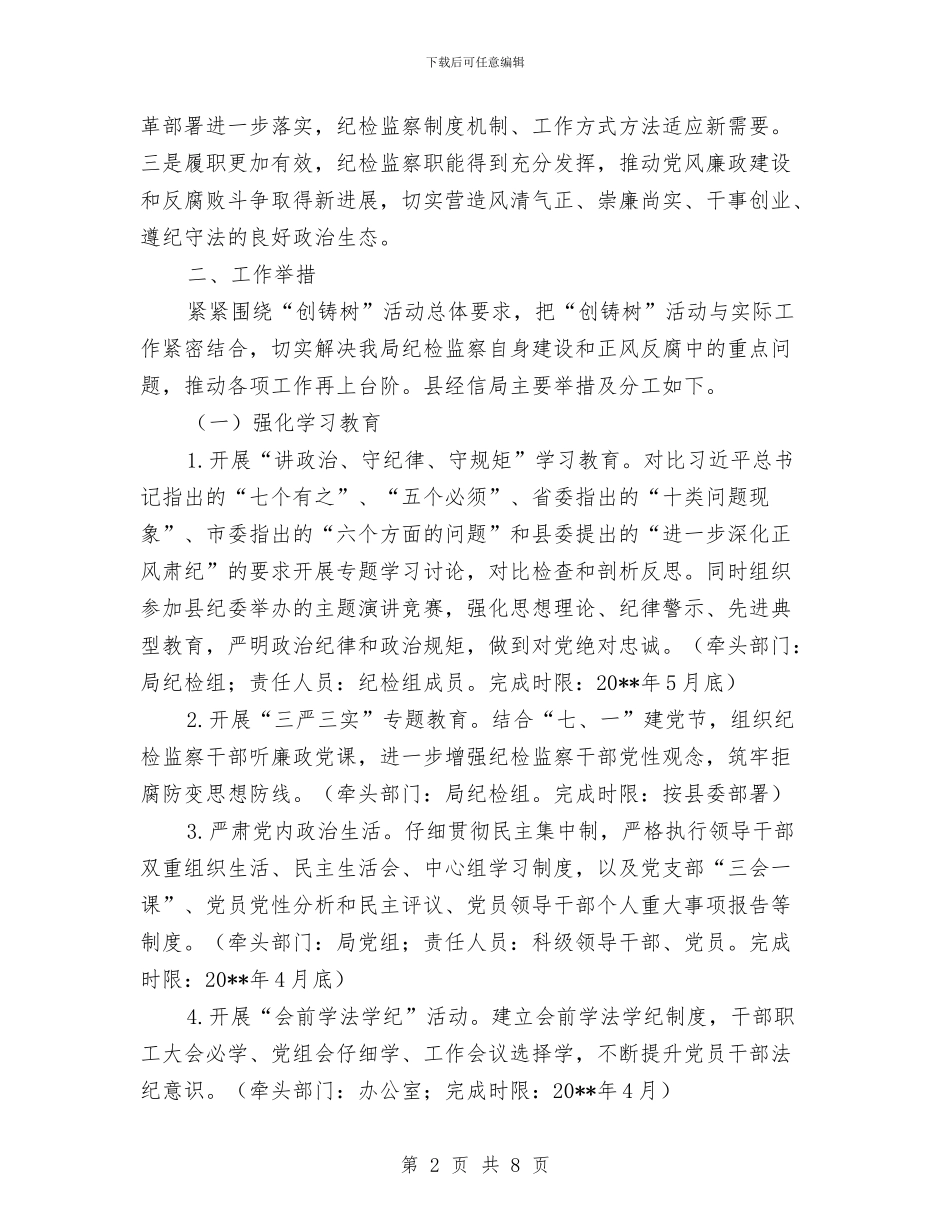 创三优铸利剑树新风实施方案与创业园五定两保方案汇编_第2页