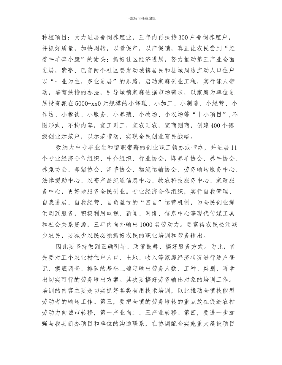 创业工作计划书思路与创业工作计划书模板汇编_第3页