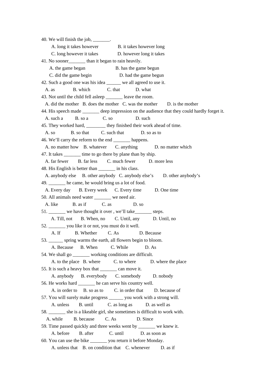 状语从句习专题_第3页