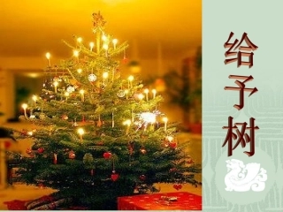 人教新课标版小学三上《给予树》课件