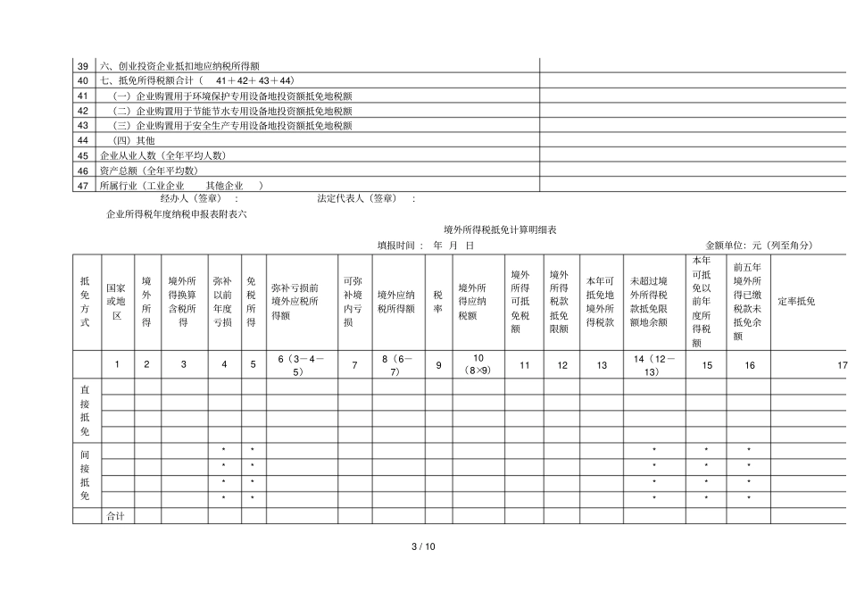 企业所得税纳税申报表附表_第3页