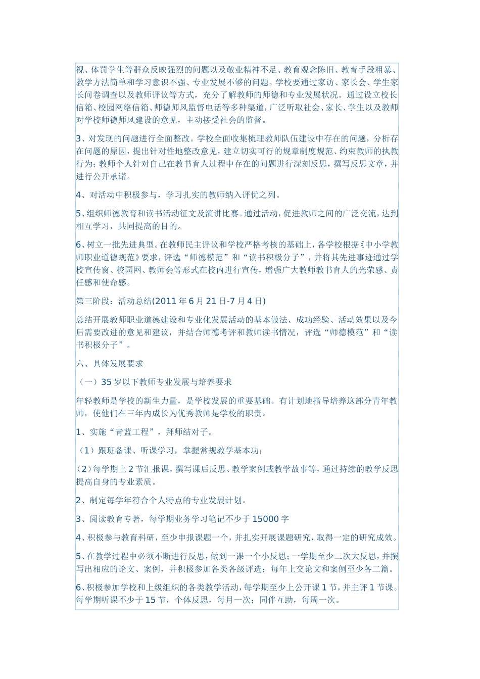 推进教师专业化发展实施方案_第2页