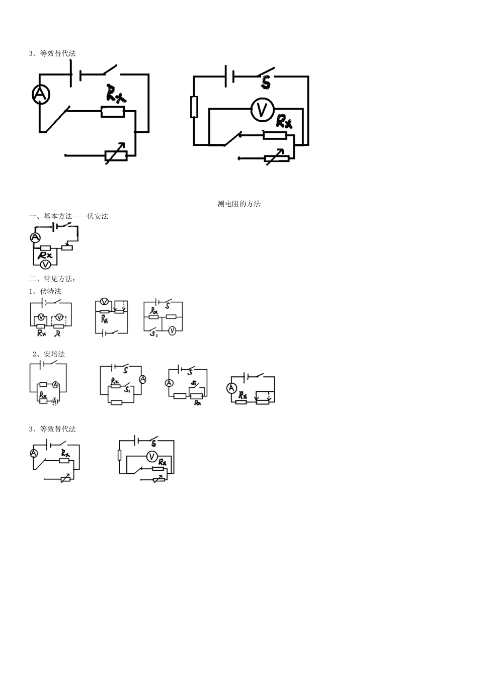 测电阻的方法_第2页
