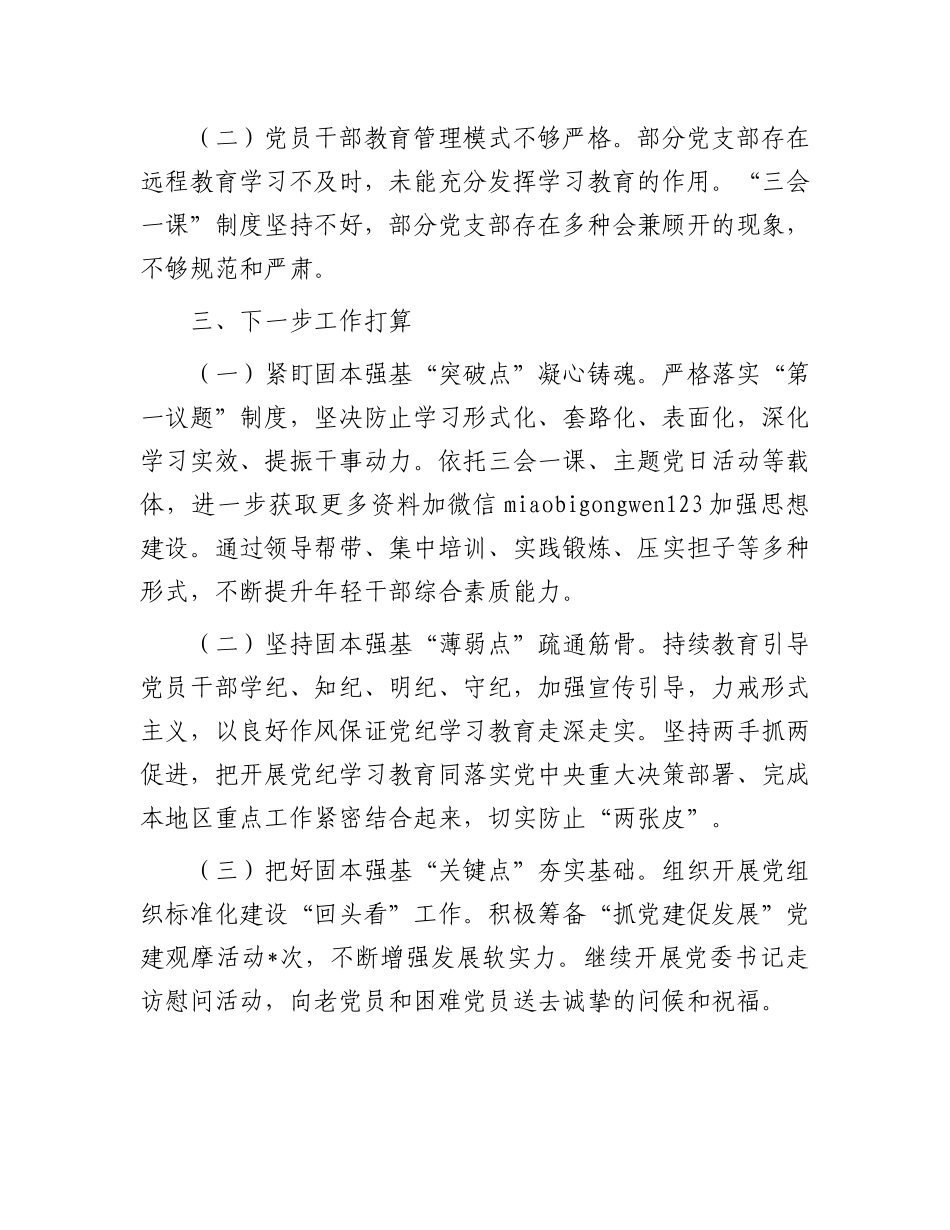 2024年度抓基层党建工作述职报告（机关党委书记）_第3页