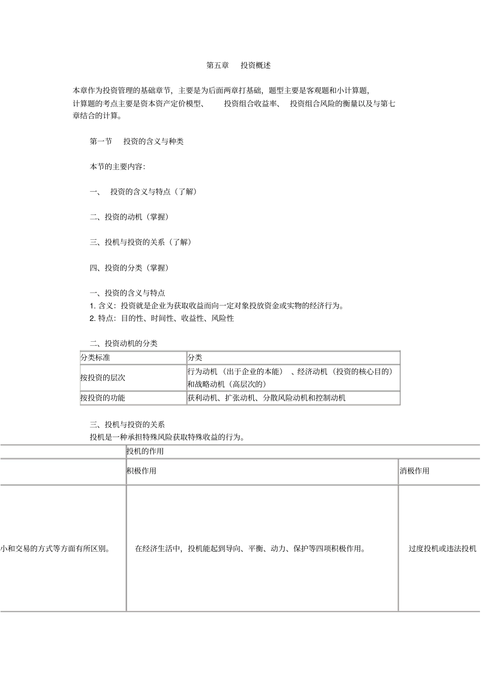 企业投资管理的基本含义_第1页