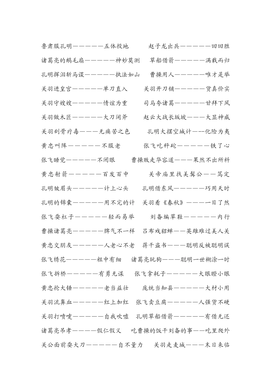 三国成语歇后语_第2页