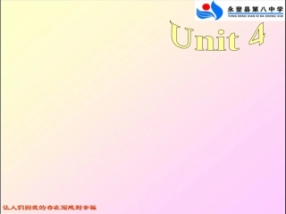 人教版八年级第七单元SectionA