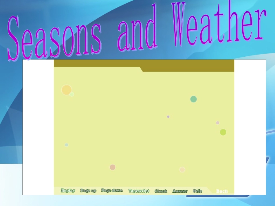 seasonsandweather市特殊教育学校周佳玲_第1页