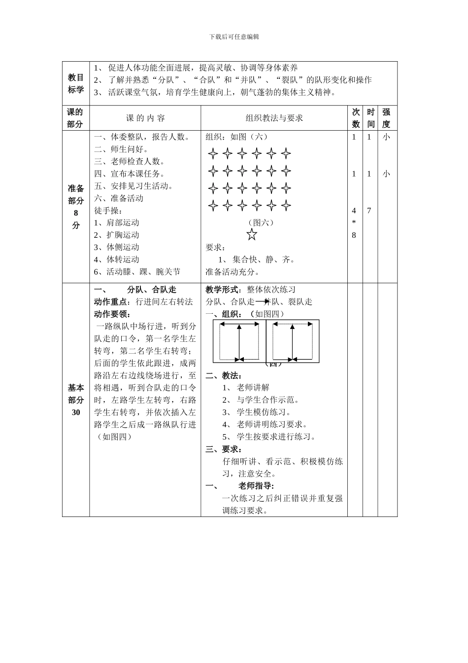 初一下体育教案_第2页