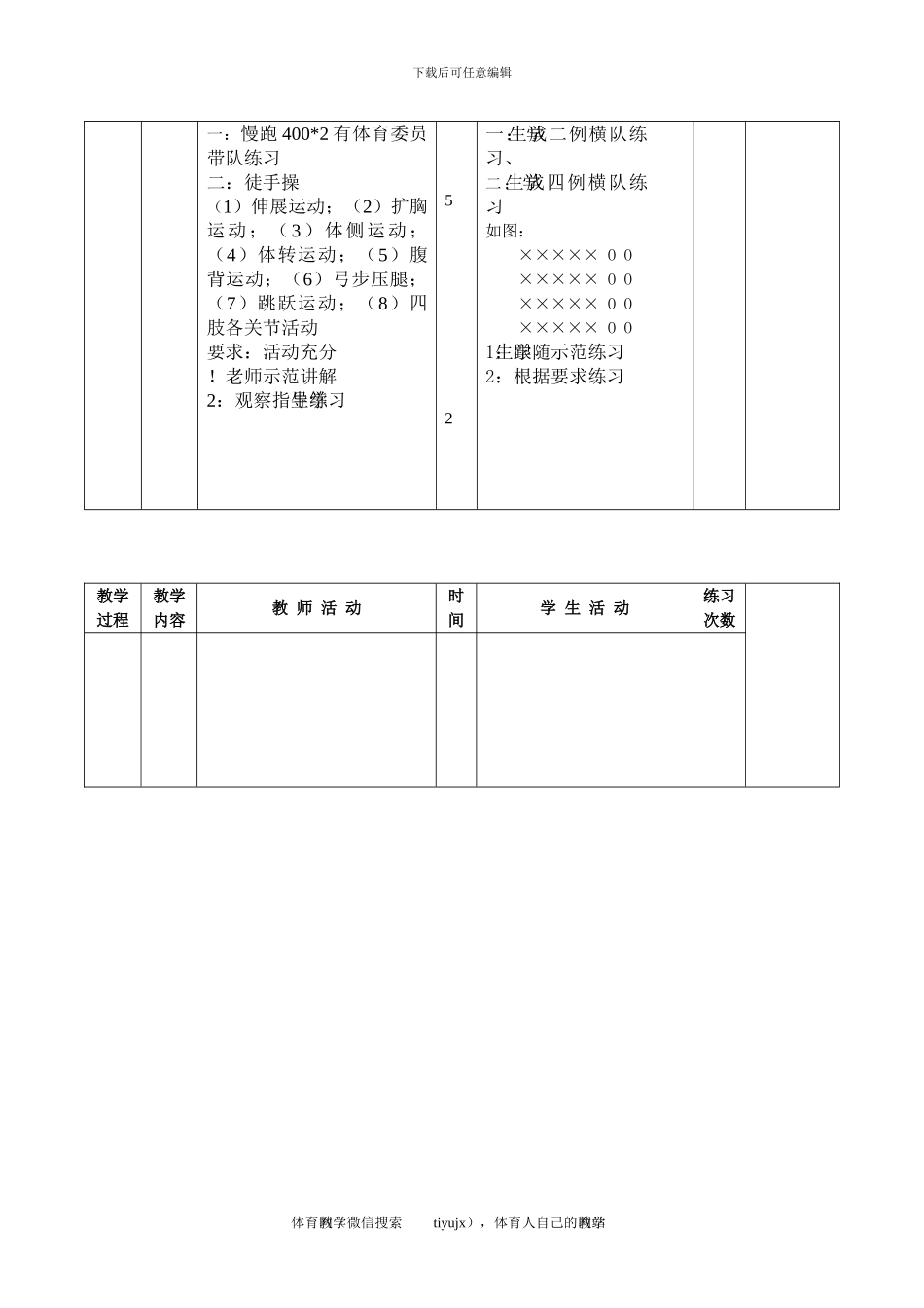 初一体育教案第三十二课_第2页
