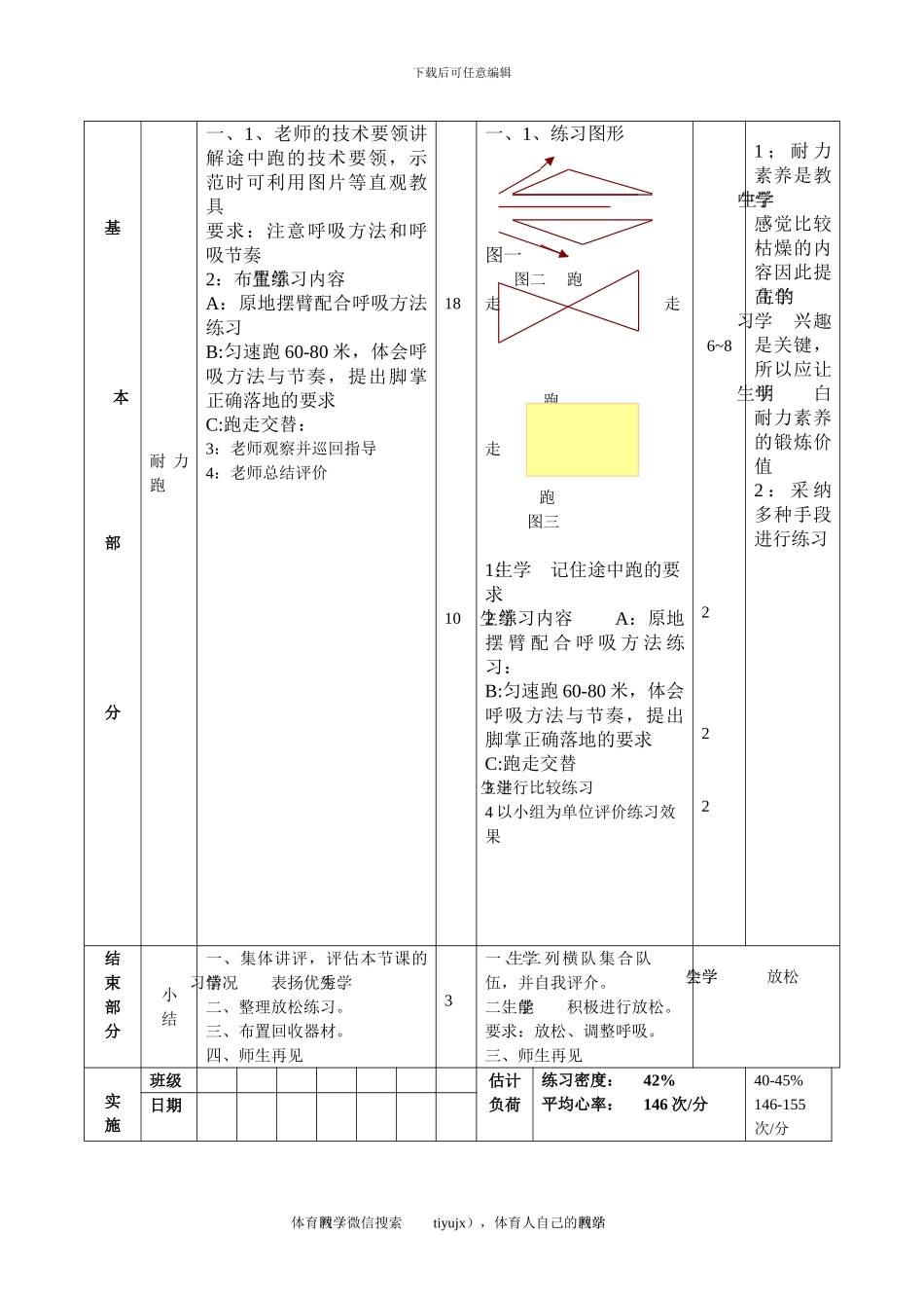 初一体育教案第二十七课_第3页