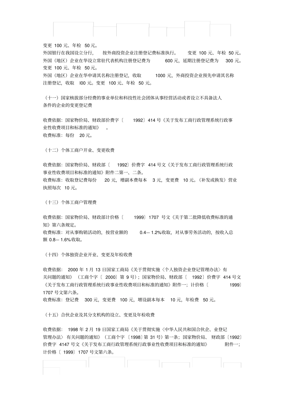 企业收费标准_第3页