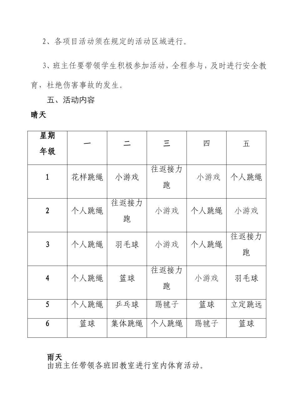 课外体育活动研修方案_第2页