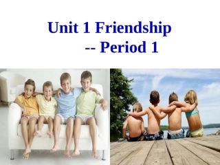 高一friendship课件