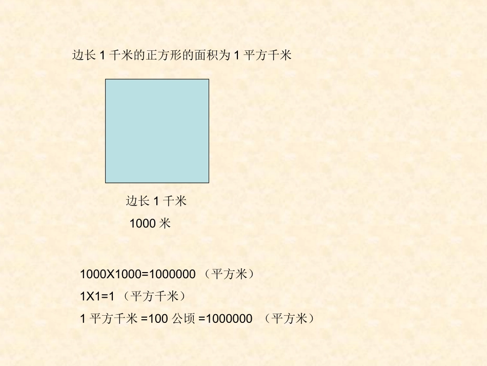 公顷、平方千米和平方米的互化_第3页