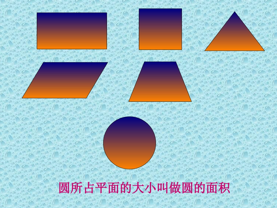 圆的面积教学课件_第3页