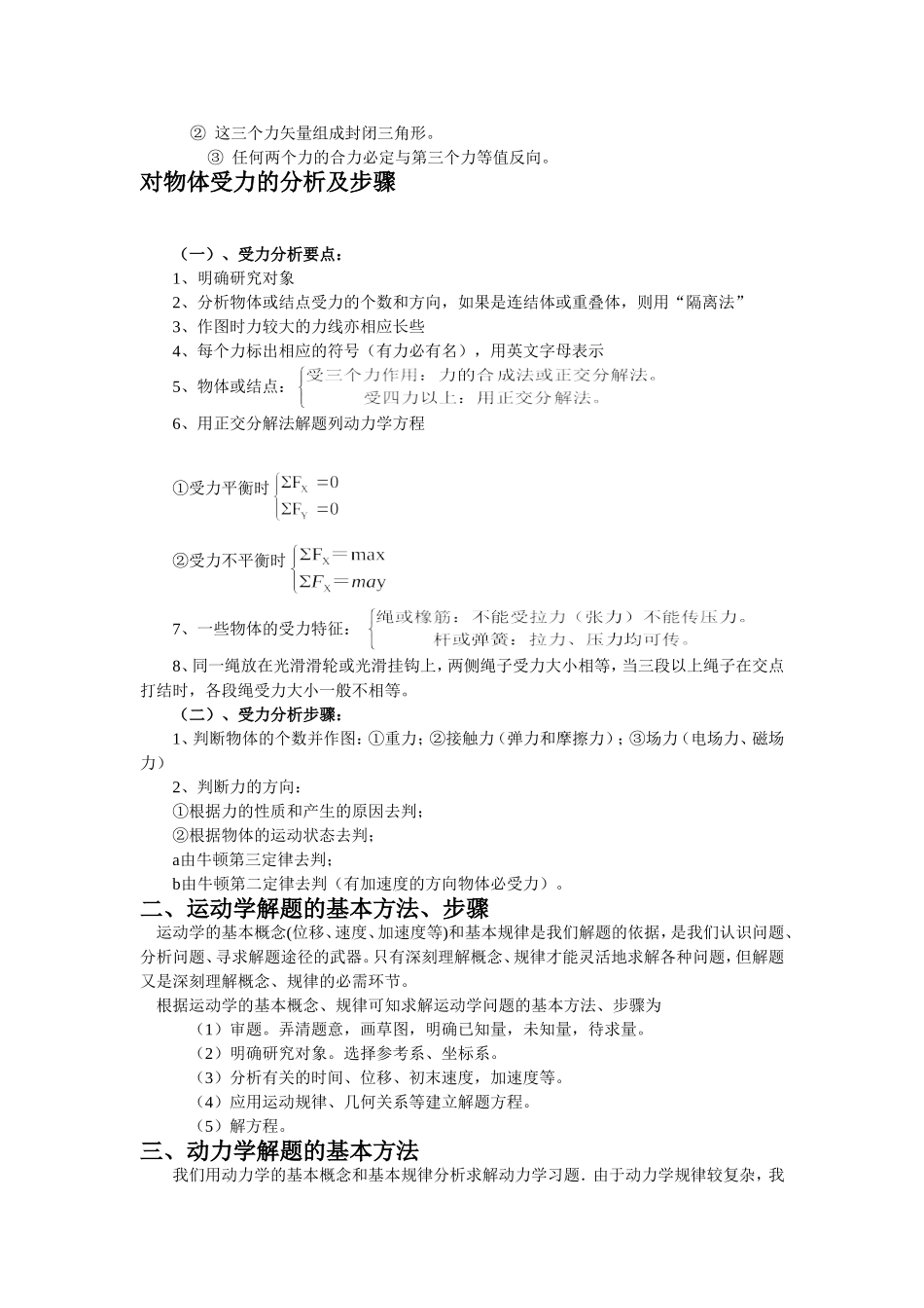 高中物理解题方法(经典)_第2页