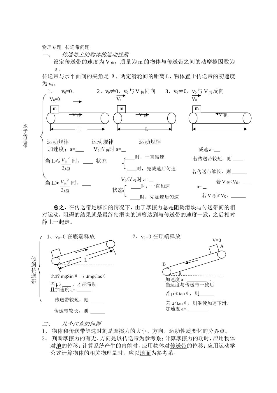 传送带专题的设计思想_第2页