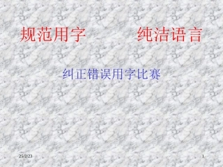 错别字PPT课件