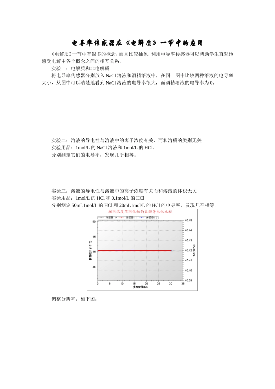 电导率传感器在《电解质》一节中的应用_第1页