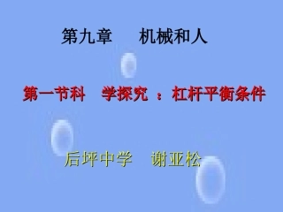 《杠杆》课件