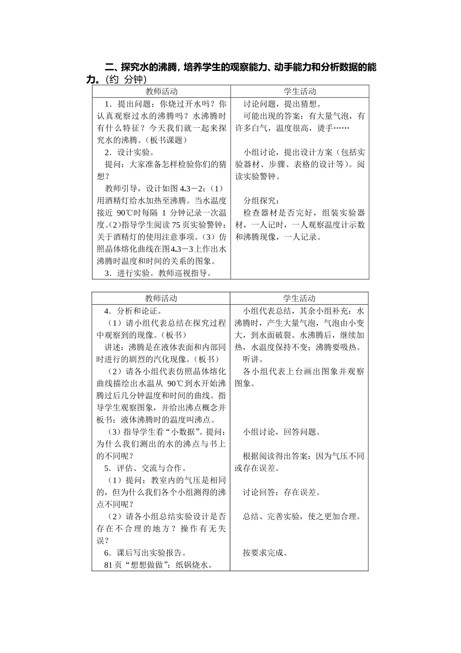（精品）汽化和液化_教学设计_第2页