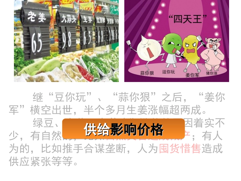 第二课一《影响价格的因素》课件_第3页