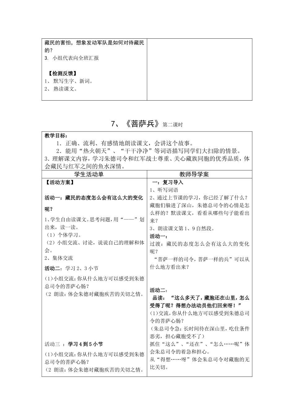 《菩萨兵》导学案_第2页