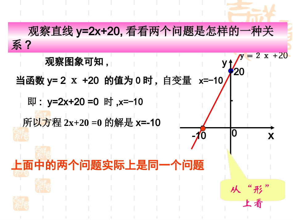一次函数与一元一次方程(课件用)_第3页