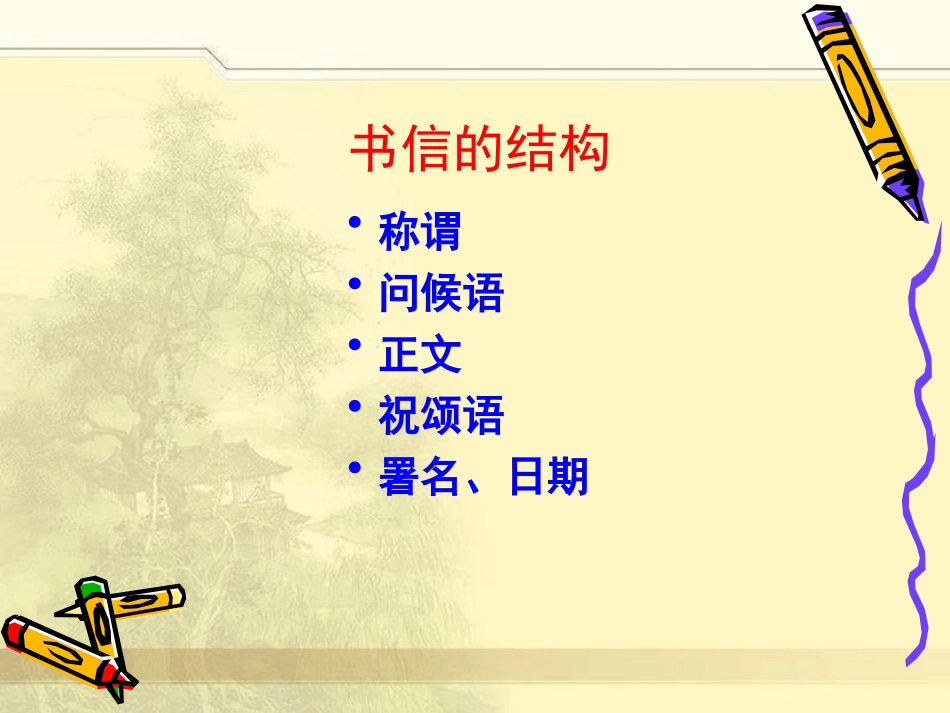 书信格式教学课件_第2页