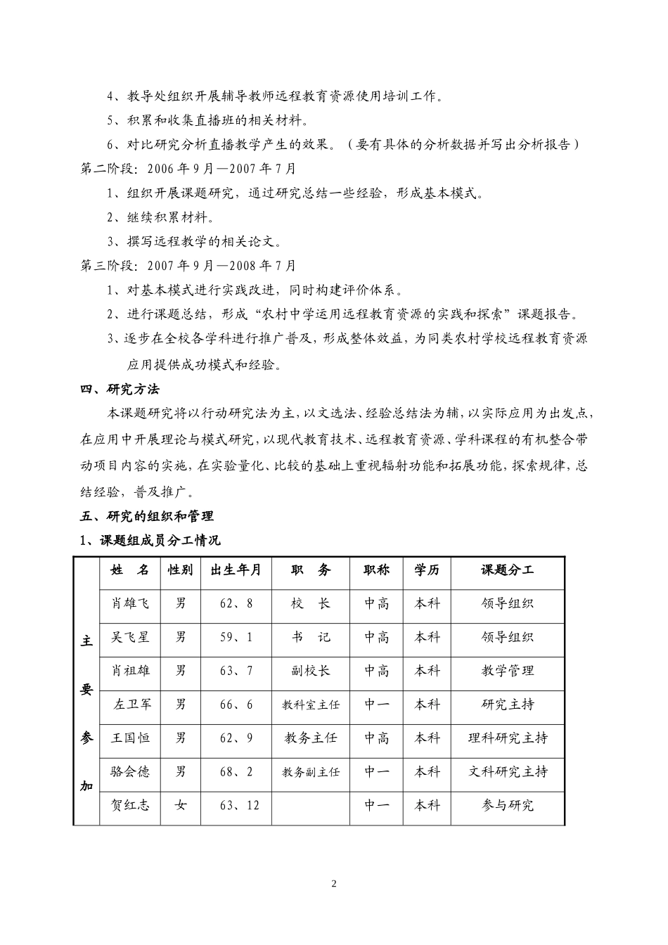 远程教育课题计划_第2页