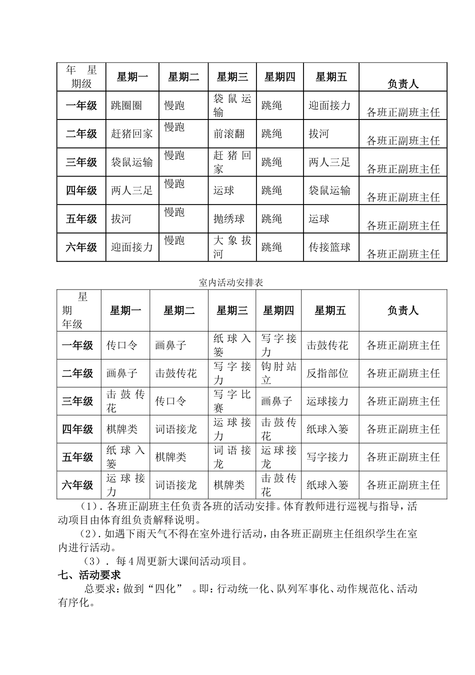 来宾祥和小学体育大课间活动方案_第2页