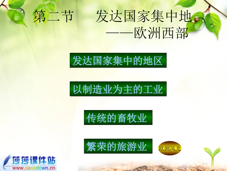 人教版七年级地理下册《欧洲西部》课件_第2页