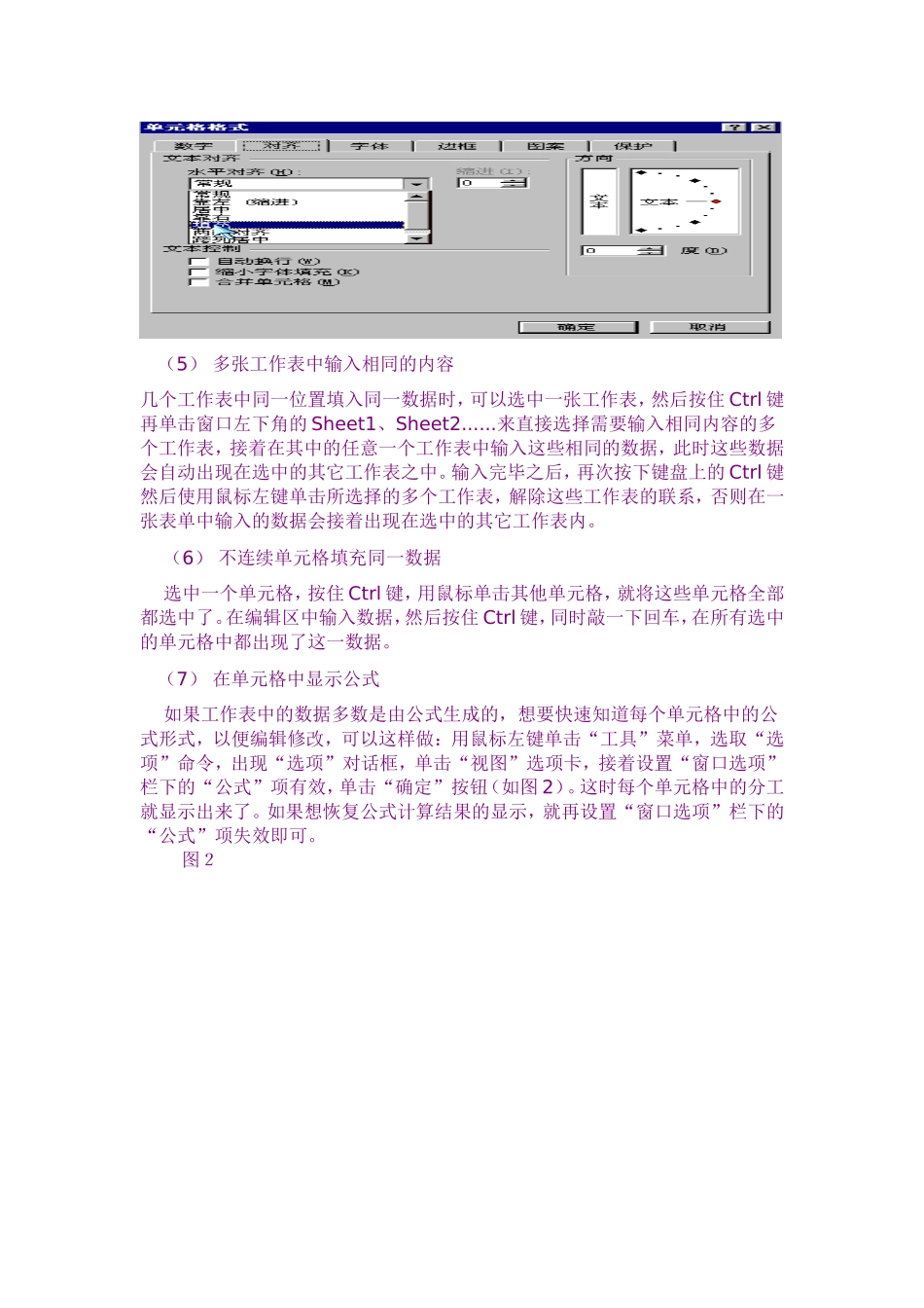 电子表格使用技巧_第2页