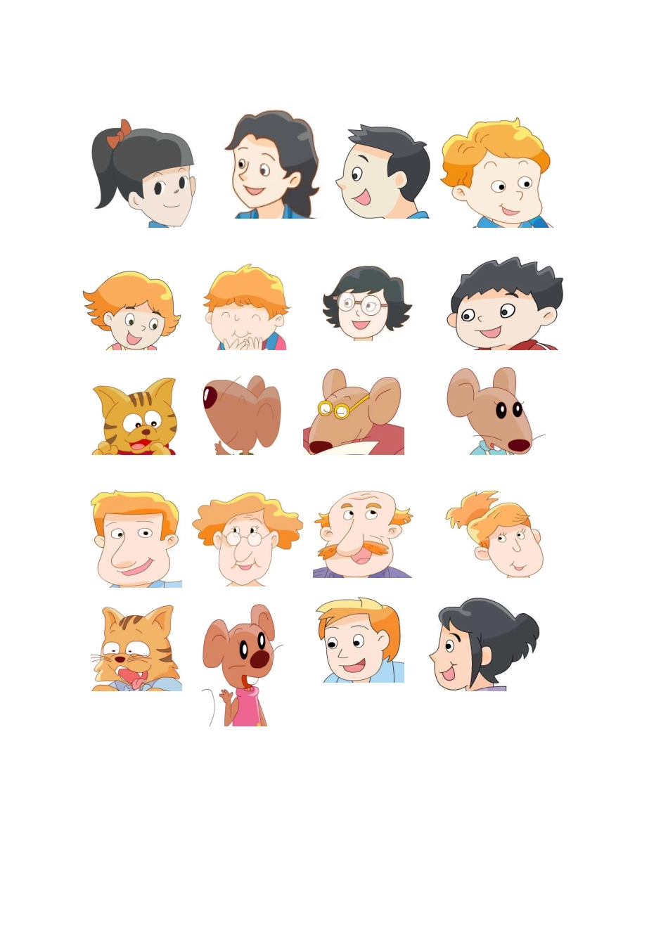 新版三年级人物头饰_第1页