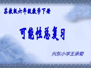 《可能性》（复习）