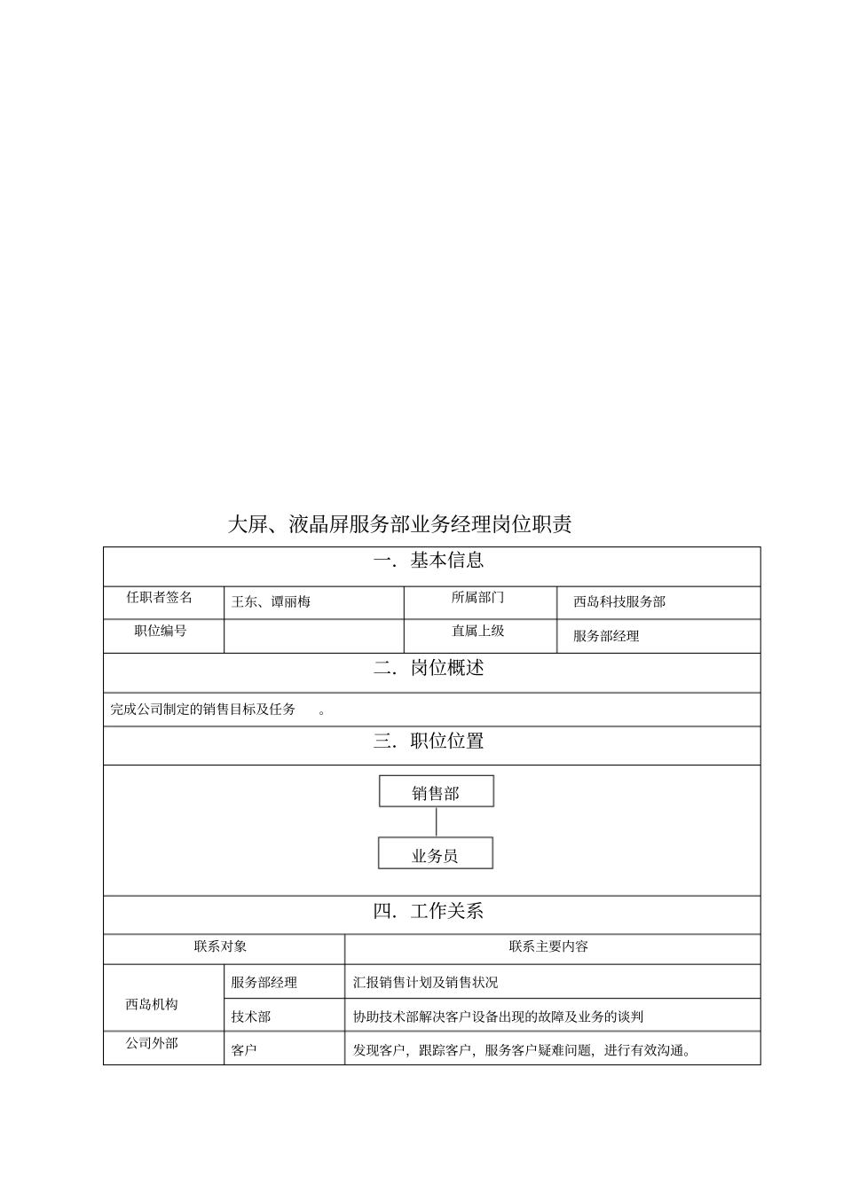 企业服务部岗位职责说明_第3页