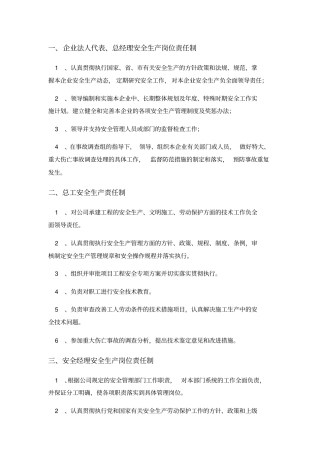 企业法人代表责任制