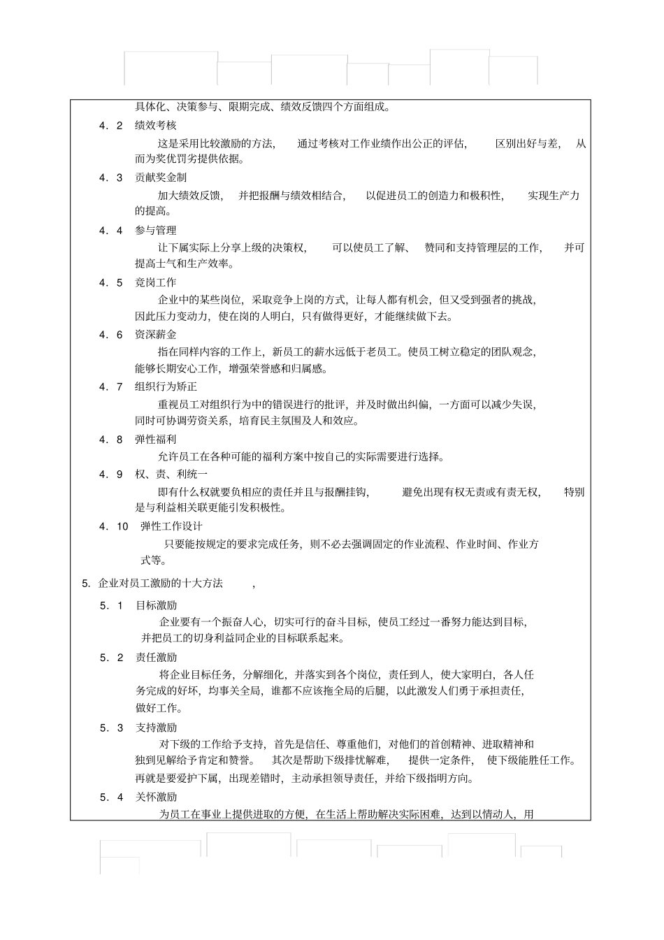 企业激励机制建设若干事项_第2页