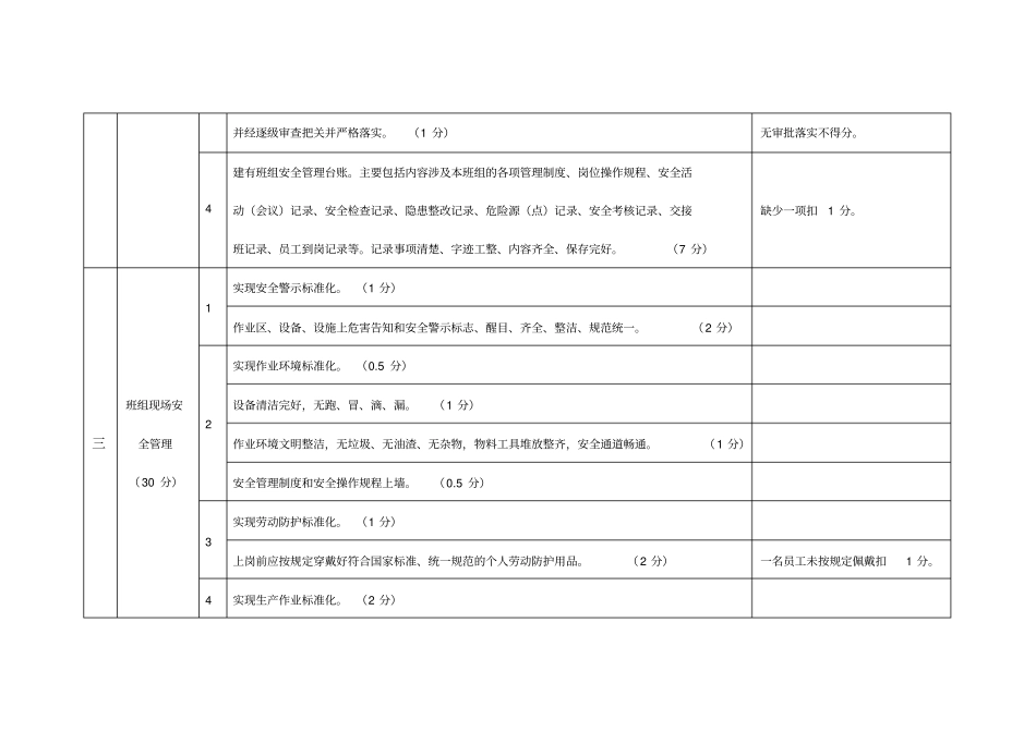 企业班组安全建设基本标准_第3页