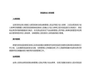 2025年出入库流程图