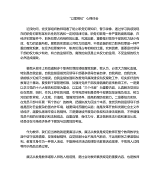 2025年以案明纪心得体会