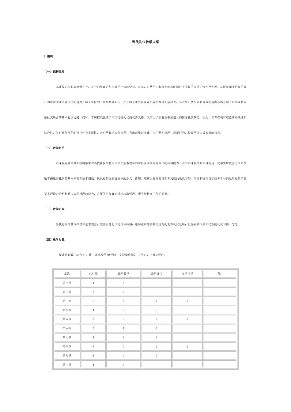 2025年现代礼仪教学大纲_第1页