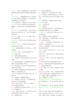 2025年针灸学复习题